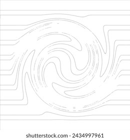 fondo negro abstracto de líneas onduladas