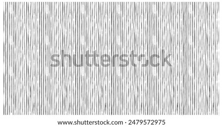 Black abstract white background, curved portrait stripes, seamless pattern. Optical art, dynamic texture. Vector wallpaper