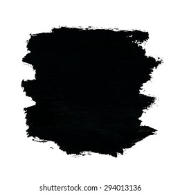 Black acrylic grungy background 