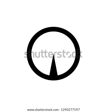 Black aim icon. Sniper scope crosshairs sign.