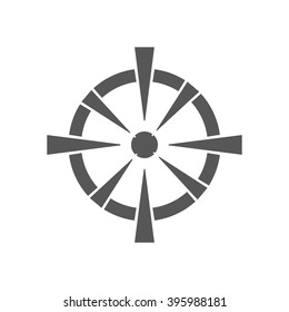 Black aim vector illustration