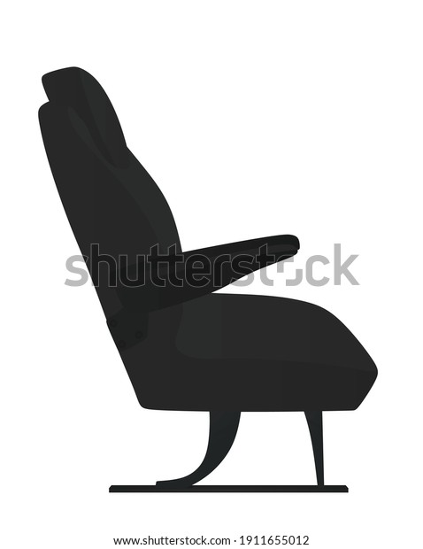 Black air seat. vector
illustration