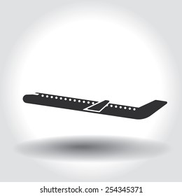Black airplane