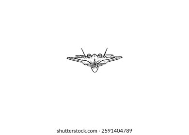Black airplane icon collection. Set of black plane silhouette icon. Aircraft, plane, airplane, jet icon collection Fighter Jet Vector Icon or Black Fighter Jet