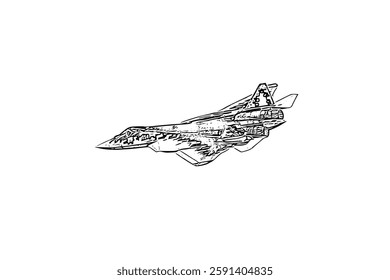 Black airplane icon collection. Set of black plane silhouette icon. Aircraft, plane, airplane, jet icon collection Fighter Jet Vector Icon or Black Fighter Jet