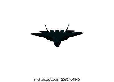 Black airplane icon collection. Set of black plane silhouette icon. Aircraft, plane, airplane, jet icon collection Fighter Jet Vector Icon or Black Fighter Jet