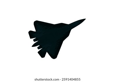 Black airplane icon collection. Set of black plane silhouette icon. Aircraft, plane, airplane, jet icon collection Fighter Jet Vector Icon or Black Fighter Jet