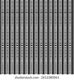 Black Altenating Dots and Lines striped Repeating Geometric Background Pattern Black Geometric Textured Bakground Pattern can be used to create repetitive patterns for fabric curtains carpet wallpaper