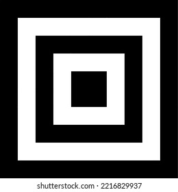 Ilustración de vectores de forma cuadrada de abstracto negro alternativo negro negro negro negro negro