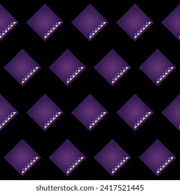 Black Ana Gradient Colored Shapes Seamless Textile Fabric Pattern  Design Geometric Shape Graphic Wallpaper Wrapping Paper Print Template background Element Swatch Seamless Endless Art