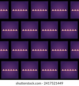 Black Ana Gradient Colored Shapes Seamless Textile Fabric Pattern  Design Geometric Shape Graphic Wallpaper Wrapping Paper Print Template background Element Swatch Seamless Endless Art
