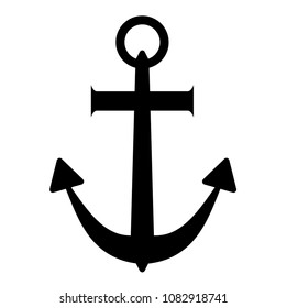 Black Anchor icon