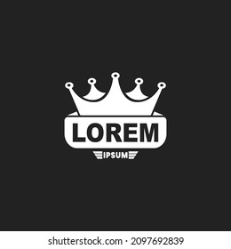 Diseño del logotipo Black and White King