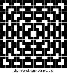 Black angle brackets or chevron arrows repeating pattern on white background vector. Abstract geometric designs and shapes.