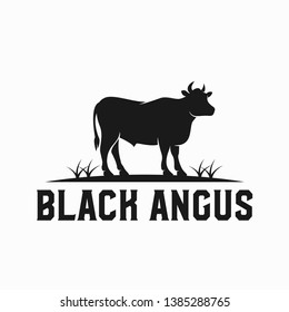 Black Angus Beef Logo Design