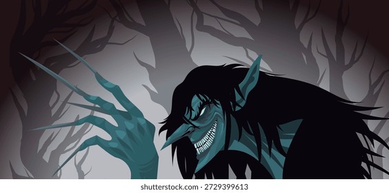black annis dark forest witch from folklore myth