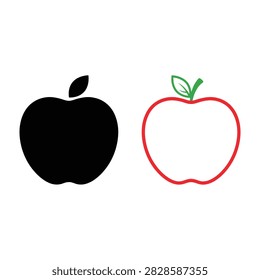 Logo manzana negra junto