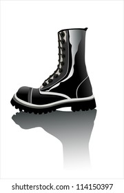 black army boot