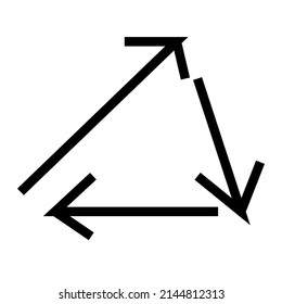 Black arrow doodle set. Vector line art business collection on white background.