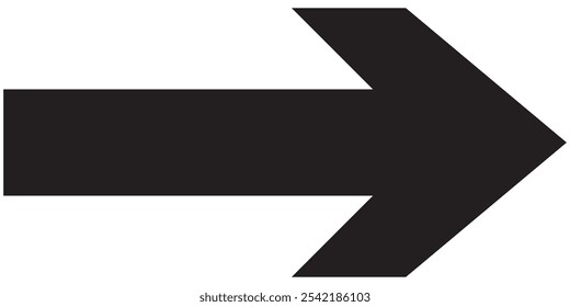black arrow  flat symbol  collection