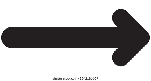 black arrow  flat symbol  collection