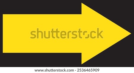 Black arrow forward. Black large forward or right pointing solid long stretched arrow icon sketched as vector symbol. EPS 10