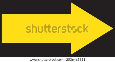 Black arrow forward. Black large forward or right pointing solid long stretched arrow icon sketched as vector symbol. EPS 10