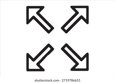  diseño de icono de flecha negra, , aislado, ilustración, Vector, fondo, icono, 