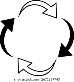 Icono de flecha negra que se muestra sobre un fondo blanco, diseñado en un estilo plano para el diseño de Sitio web, logotipos	