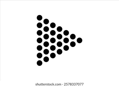 Black arrow icon ioslated on transparent background vector template