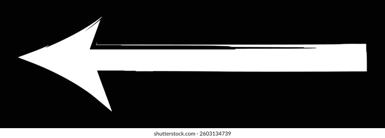 Black arrow icon isolated background.