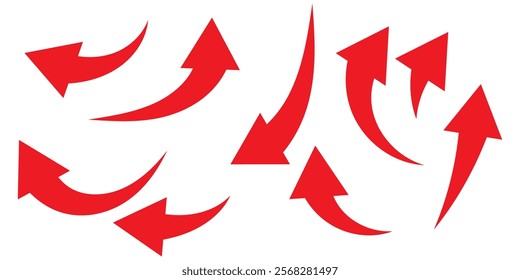 Black arrow icon isolated on white background. Horizontal dual long straight , right and left side arrow signs. Arrow indicated the direction symbol. Curved and straight arrow icon vector.