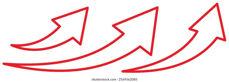 Black arrow icon isolated on white background.