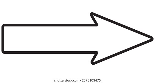 Black arrow icon isolated on white background. Horizontal dual long straight , right and left side arrow signs. Arrow indicated the direction symbol. Curved and straight arrow icon vector. 1176