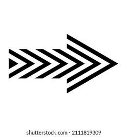 Black arrow icon on white background. flat style. arrow icon for your web site design, logo, app, UI. arrow indicated the direction symbol. curved arrow sign.