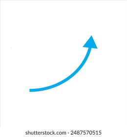 black arrow icon on white background. flat style. arrow icon for your web site design, logo, app, UI. arrow indicated the direction symbol. curved arrow sign.