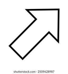black arrow icon on white background. flat style. arrow icon for your web site design, logo, app, UI. arrow indicated the direction symbol. curved arrow