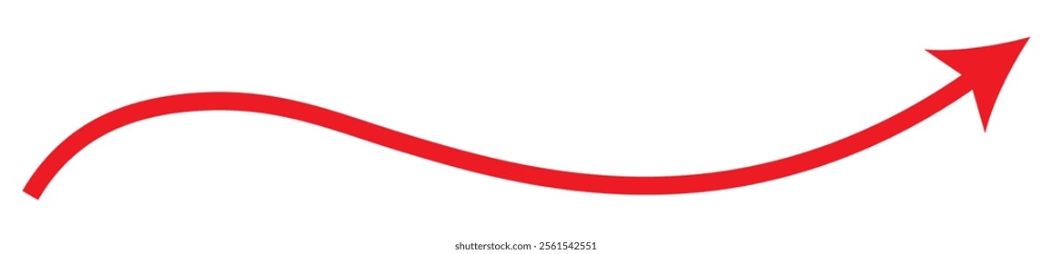 black arrow icon on white background. flat style. arrow icon.  curved arrow sign.