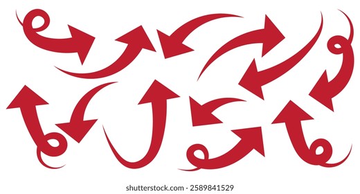 black arrow icon on white background. flat style. arrow icon for your web site design, logo, app, UI. arrow indicated the direction symbol. curved arrow sign.