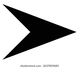 Black arrow icon, arrow icon on white background. arrow black pointer right symbol for direction, simple arrow pointing right for navigation