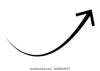 black arrow icon on white background. flat style. arrow icon for your web site design. Long arrow. 