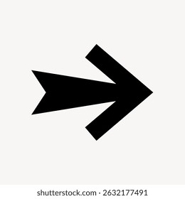 Black arrow icon pointing right. Simple arrow design. Bold black. Directional symbol. Minimalist arrow graphic. Arrow vector graphic. - Powered by Shutterstock - Get 15% off with code: PIKWIZARD15