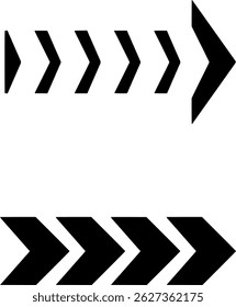 Black Arrow icon Shapes Graphic
