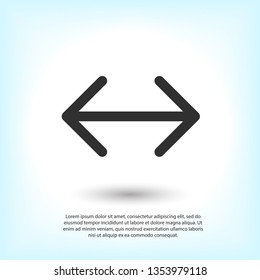 Black arrow icon. The arrow icon shows the direction. Vector arrow icon. Illustration of the arrow. Logo arrows icon.  Arrows icons isolated. Arrows icons for web. Arrows icons eps10