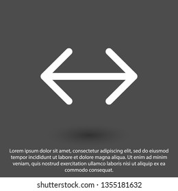 Black arrow icon. The arrow icon shows the direction. Vector arrow icon. Illustration of the arrow. Logo arrows icon.  Arrows icons isolated. Arrows icons for web. Arrows icons eps10