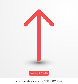 Black arrow icon. The arrow icon shows the direction. Vector arrow icon. Illustration of the arrow. Logo arrows icon.  Arrows icons isolated. Arrows icons for web. Arrows icons eps10