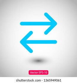 Black arrow icon. The arrow icon shows the direction. Vector arrow icon. Illustration of the arrow. Logo arrows icon.  Arrows icons isolated. Arrows icons for web. Arrows icons eps10