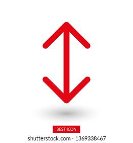 Black arrow icon. The arrow icon shows the direction. Vector arrow icon. Illustration of the arrow. Logo arrows icon.  Arrows icons isolated. Arrows icons for web. Arrows icons eps10
