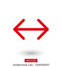 Black arrow icon. The arrow icon shows the direction. Vector arrow icon. Illustration of the arrow. Logo arrows icon.  Arrows icons isolated. Arrows icons for web. Arrows icons eps10