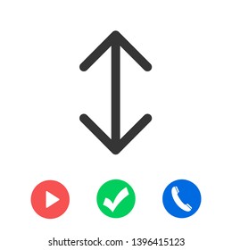 Black arrow icon. The arrow icon shows the direction. Vector arrow icon. Illustration of the arrow. Logo arrows icon.  Arrows icons isolated. Arrows icons for web. Arrows icons eps10
